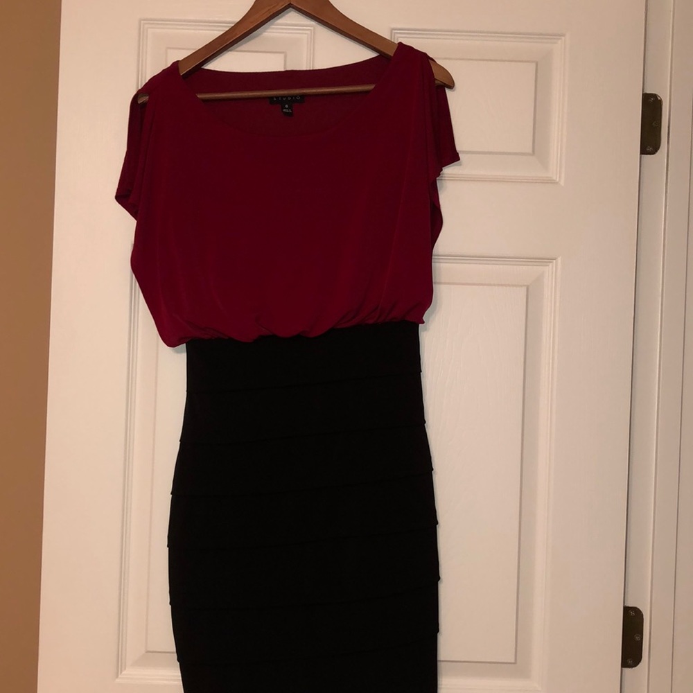 Sleeveless One Piece 2 Toned Dress